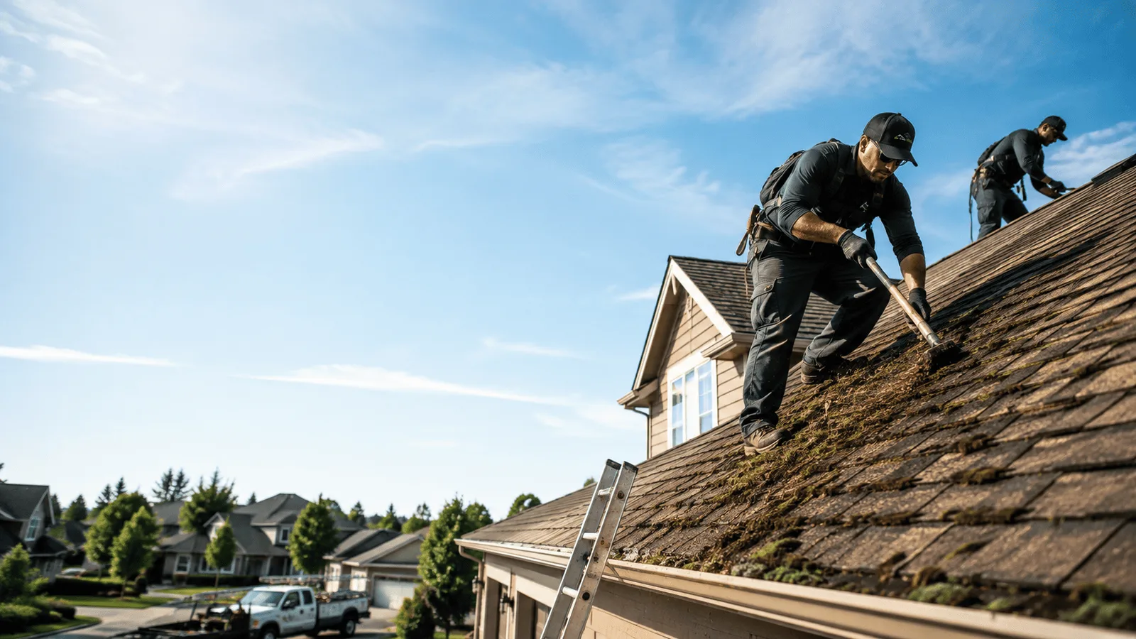 Roof Moss Removal in Dwight, IL near me